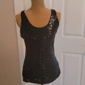 Black sequin tank from The Limited